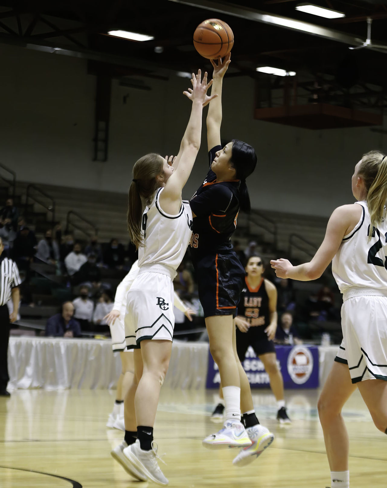 Class A girls Hardin's Sierra Takes Enemy